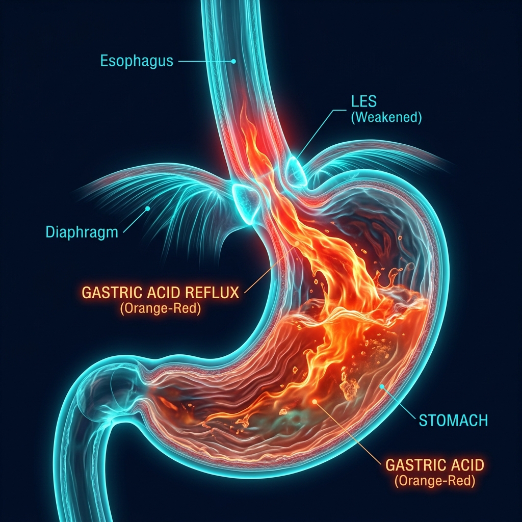 Gastroesophageal Reflux Disease (GERD) & Acid Reflux: Reversing Lower Esophageal Sphincter Dysfunction